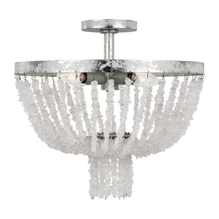 Visual Comfort Studio AF1164SMT Leon Four Light Flush Mount, Salt Mist Main Image.jpg