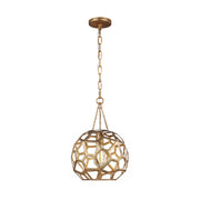 Visual Comfort Studio AP1051ADB Feccetta One Light Pendant, Antique Gild Main Image.jpg