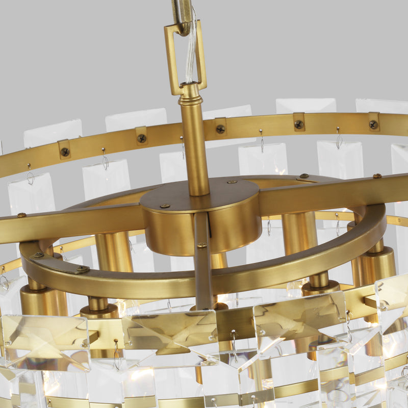 Visual Comfort Studio CC12610BBS Arden Ten Light Chandelier, Burnished Brass Alternate Image 2.jpg