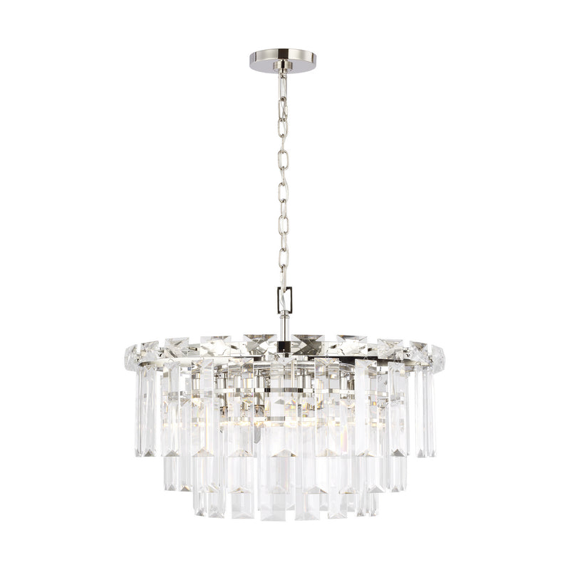 Visual Comfort Studio CC12610PN Arden Ten Light Chandelier, Polished Nickel Main Image.jpg