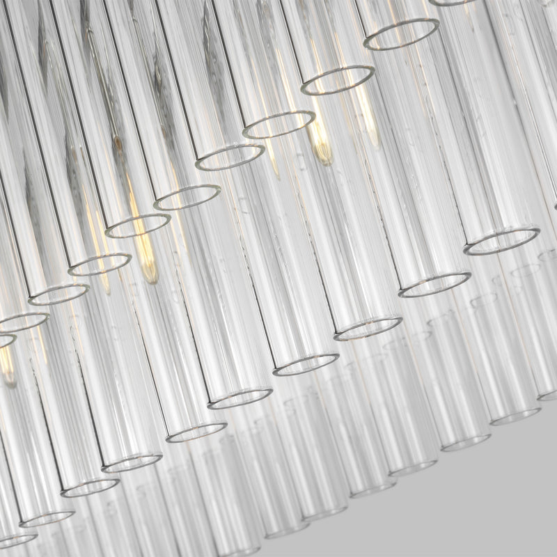 Visual Comfort Studio CC1307PN Beckett Seven Light Linear Chandelier, Polished Nickel Alternate Image 2.jpg