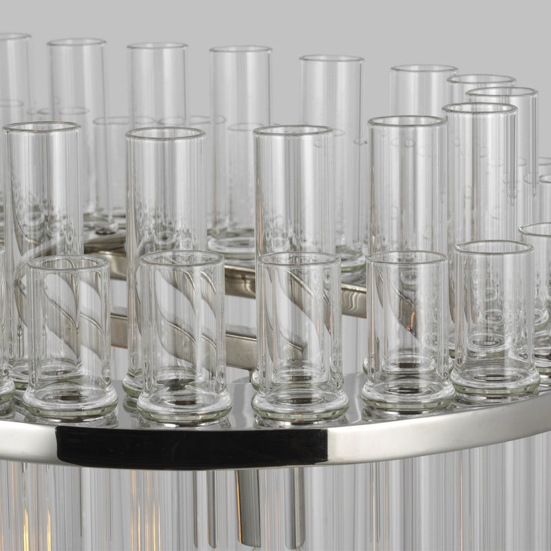 Visual Comfort Studio CC1307PN Beckett Seven Light Linear Chandelier, Polished Nickel Alternate Image 3.jpg