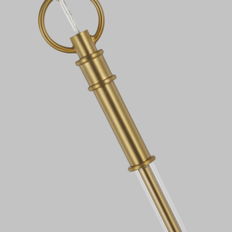 Visual Comfort Studio CC1315BBS Hanover Five Light Chandelier, Burnished Brass Alternate Image 3.jpg