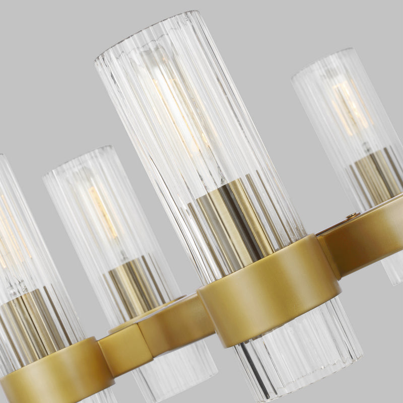 Visual Comfort Studio CC1378BBS Geneva Eight Light Chandelier, Burnished Brass Alternate Image 2.jpg