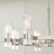 Visual Comfort Studio CC1378PN Geneva Eight Light Chandelier, Polished Nickel Alternate Image 3.jpg