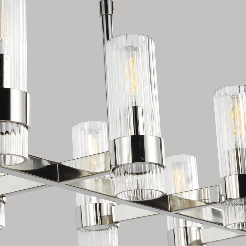Visual Comfort Studio CC13810PN Geneva Ten Light Chandelier, Polished Nickel Alternate Image 2.jpg