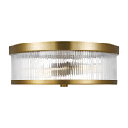 Visual Comfort Studio CF1052BBS Geneva Two Light Flush Mount, Burnished Brass Main Image.jpg