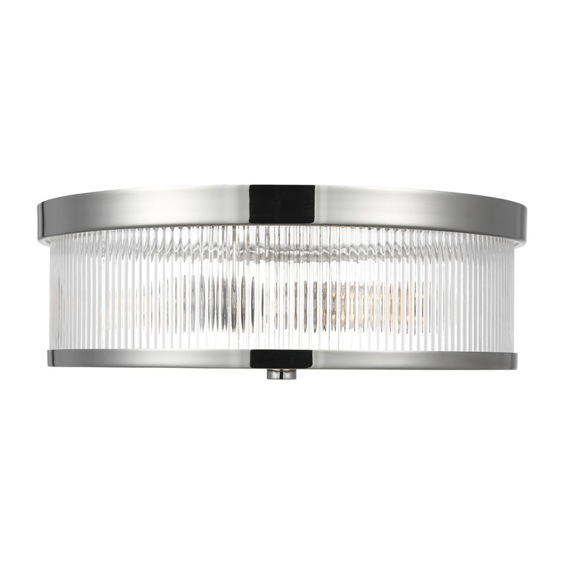 Visual Comfort Studio CF1052PN Geneva Two Light Flush Mount, Polished Nickel Main Image.jpg