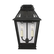 Visual Comfort Studio CO1012DWZ Falmouth Two Light Outdoor Wall Lantern, Dark Weathered Zinc Main Image.jpg
