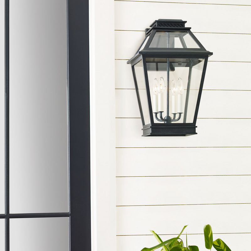 Visual Comfort Studio CO1034DWZ Falmouth Four Light Outdoor Wall Lantern, Dark Weathered Zinc Alternate Image 2.jpg