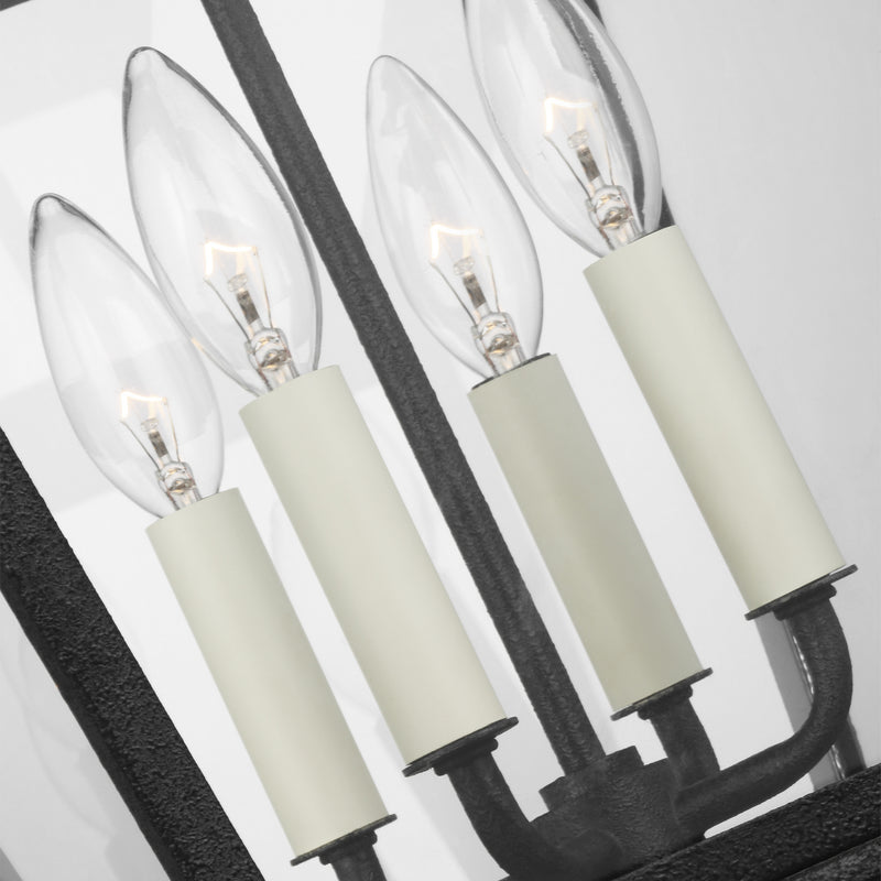 Visual Comfort Studio CO1054DWZ Falmouth Four Light Hanging Lantern, Dark Weathered Zinc Alternate Image 2.jpg