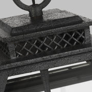 Visual Comfort Studio CO1054DWZ Falmouth Four Light Hanging Lantern, Dark Weathered Zinc Alternate Image 3.jpg