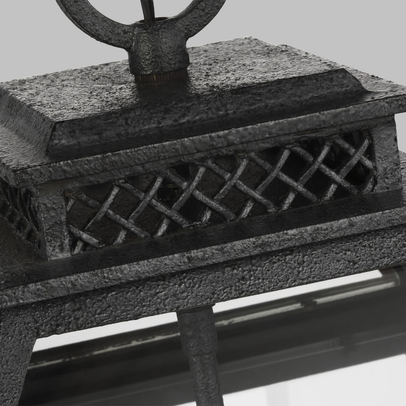 Visual Comfort Studio CO1054DWZ Falmouth Four Light Hanging Lantern, Dark Weathered Zinc Alternate Image 3.jpg
