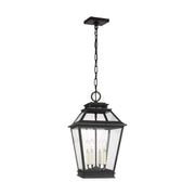 Visual Comfort Studio CO1054DWZ Falmouth Four Light Hanging Lantern, Dark Weathered Zinc Main Image.jpg