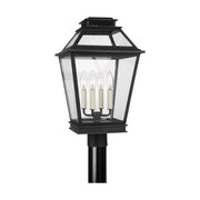 Visual Comfort Studio CO1064DWZ Falmouth Four Light Post Lantern, Dark Weathered Zinc Main Image.jpg