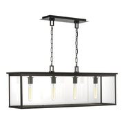 Visual Comfort Studio CO1214HTCP Freeport Four Light Outdoor Linear Chandelier, Heritage Copper Main Image.jpg