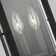 Visual Comfort Studio CO1252TXB Hingham Two Light Outdoor Wall Lantern, Textured Black Alternate Image 2.jpg