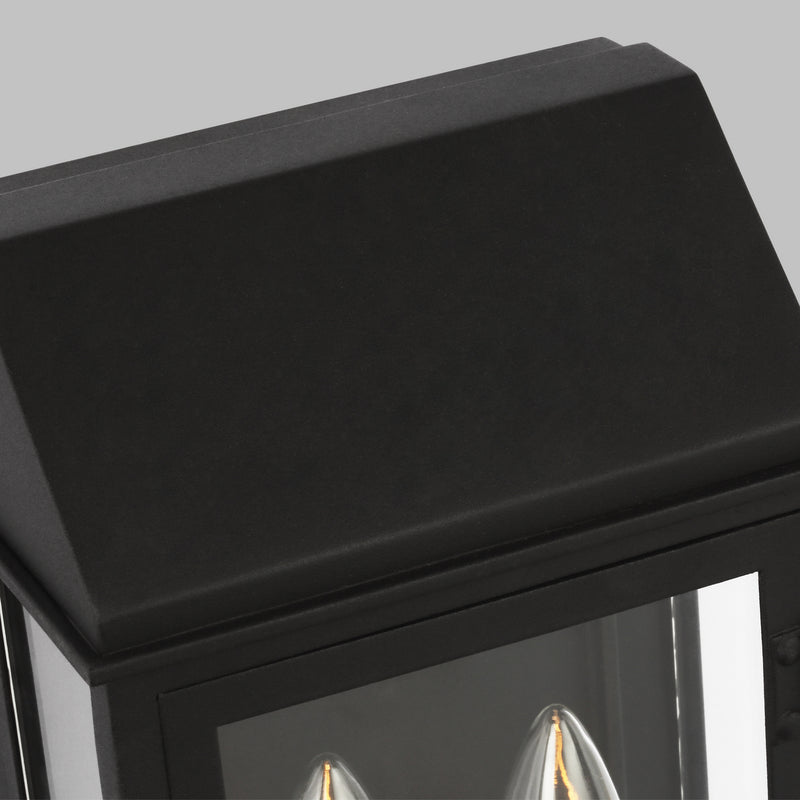 Visual Comfort Studio CO1252TXB Hingham Two Light Outdoor Wall Lantern, Textured Black Alternate Image 3.jpg