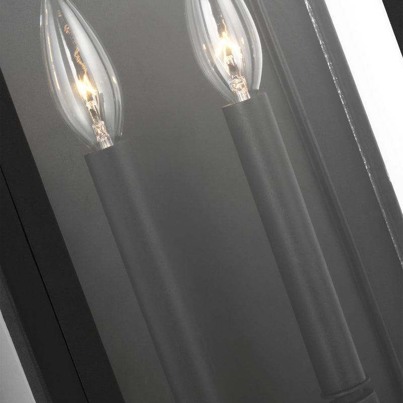 Visual Comfort Studio CO1272TXB Hingham Two Light Outdoor Wall Lantern, Textured Black Alternate Image 3.jpg