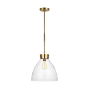 Visual Comfort Studio CP1121BBS Garrett One Light Pendant, Burnished Brass Alternate Image 2.jpg