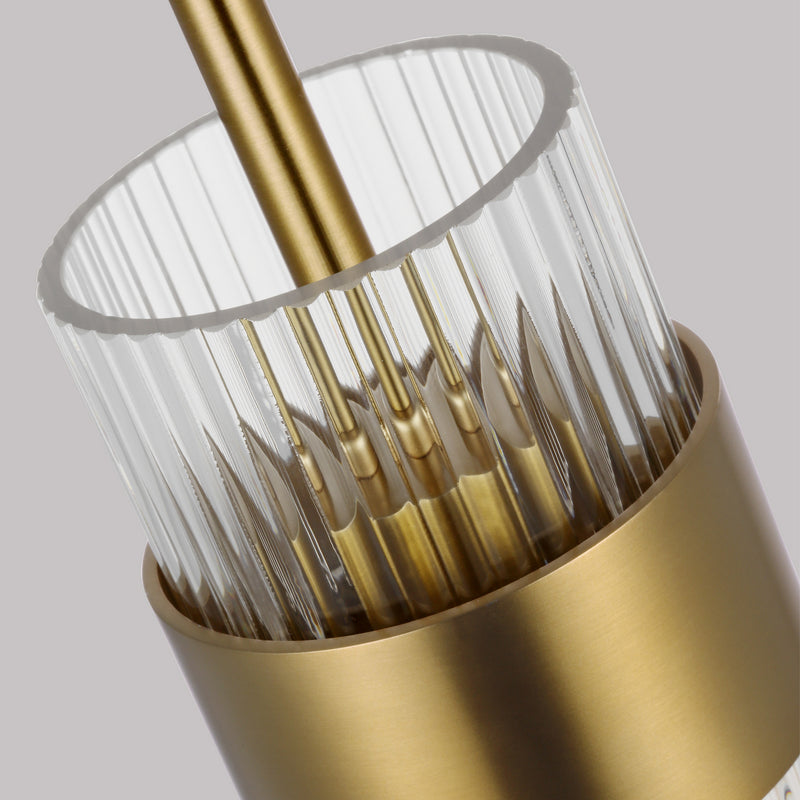 Visual Comfort Studio CP1161BBS Geneva One Light Pendant, Burnished Brass Alternate Image.jpg