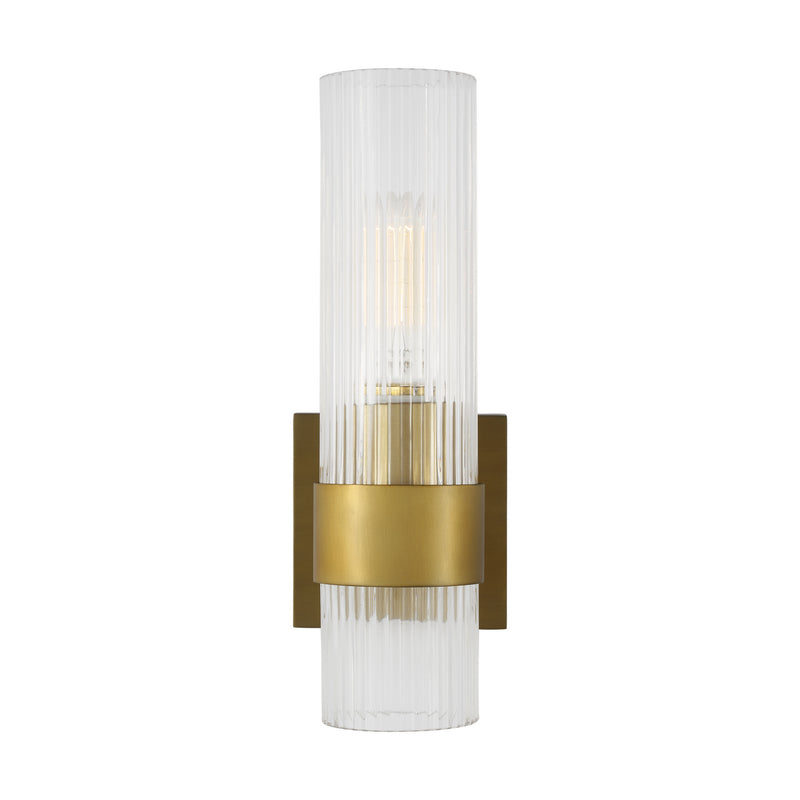 Visual Comfort Studio CV1021BBS Geneva One Light Wall Sconce, Burnished Brass Main Image.jpg