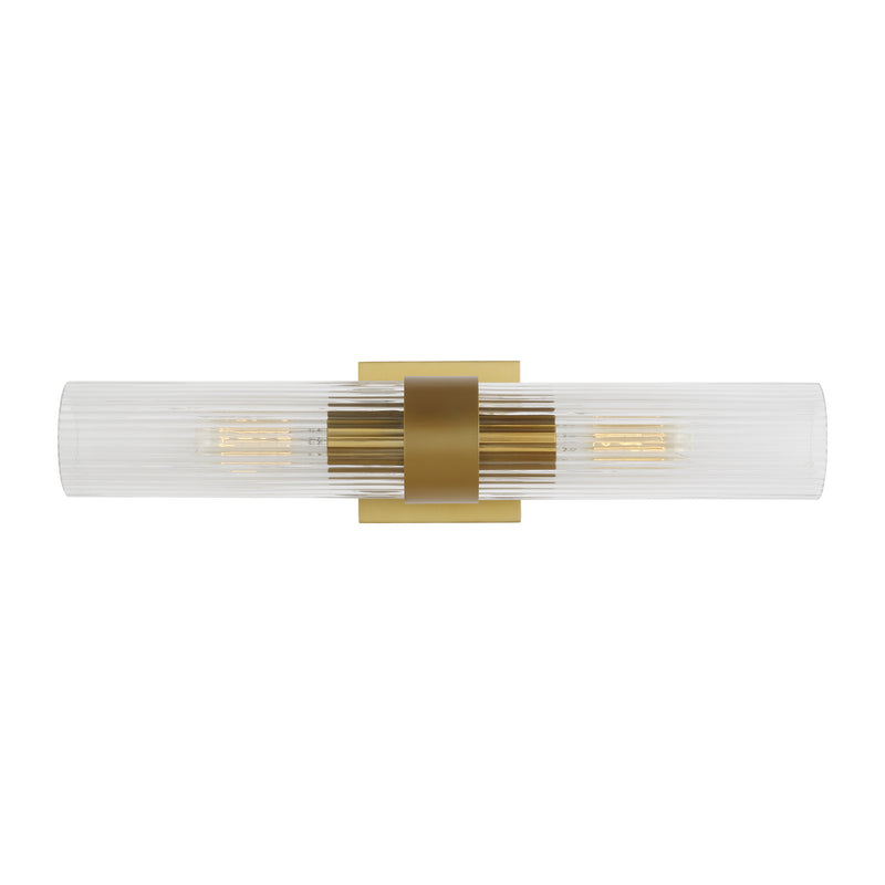 Visual Comfort Studio CV1022BBS Geneva Two Light Wall Sconce, Burnished Brass Main Image.jpg