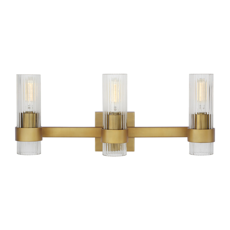 Visual Comfort Studio CV1023BBS Geneva Three Light Vanity, Burnished Brass Main Image.jpg