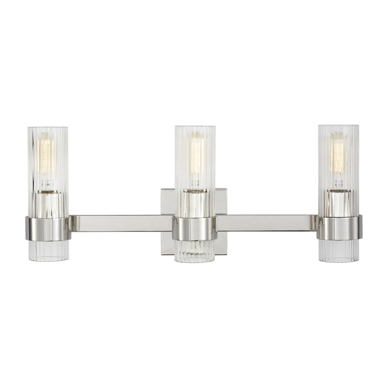 Visual Comfort Studio CV1023PN Geneva Three Light Vanity, Polished Nickel Main Image.jpg