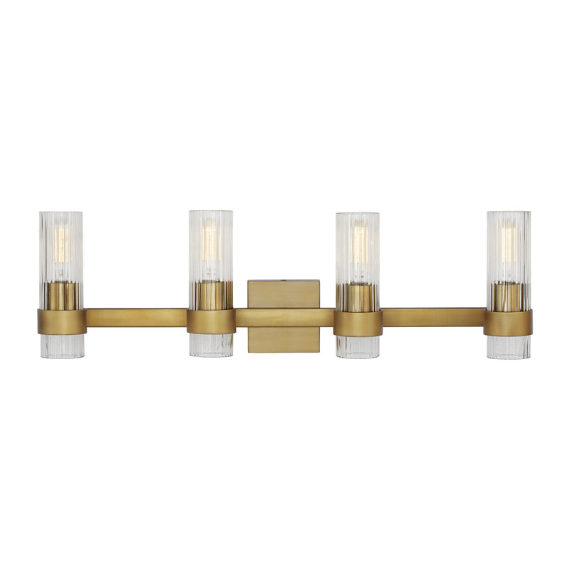 Visual Comfort Studio CV1024BBS Geneva Four Light Vanity, Burnished Brass Main Image.jpg