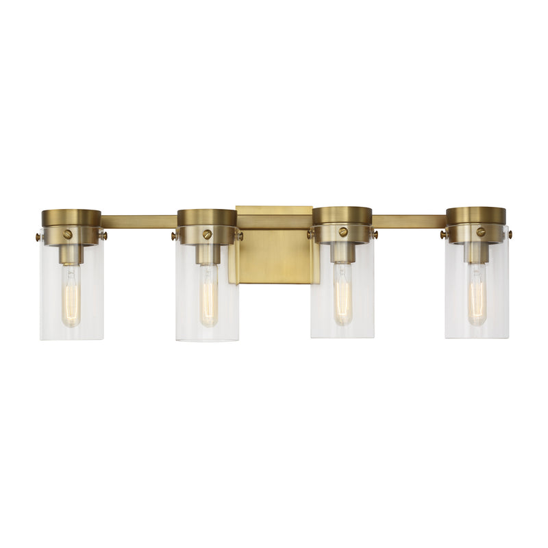 Visual Comfort Studio CW1004BBS Garrett Four Light Vanity, Burnished Brass Main Image.jpg