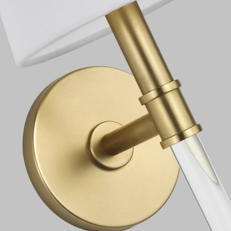 Visual Comfort Studio CW1081BBS Hanover One Light Wall Sconce, Burnished Brass Alternate Image 2.jpg