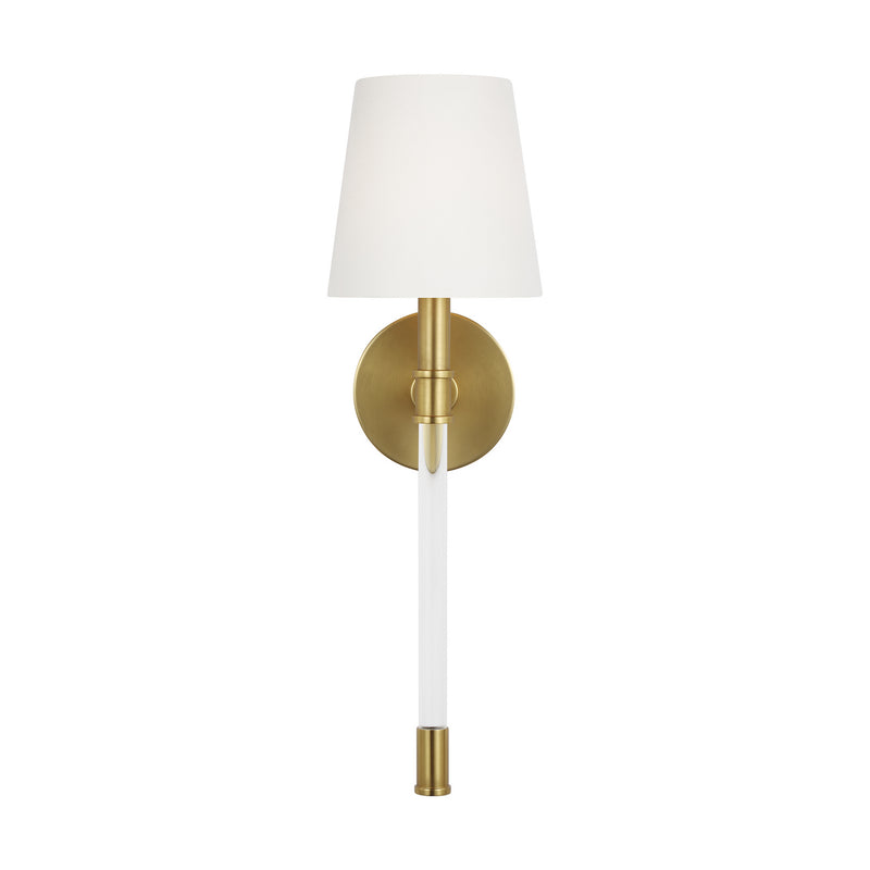 Visual Comfort Studio CW1081BBS Hanover One Light Wall Sconce, Burnished Brass Main Image.jpg