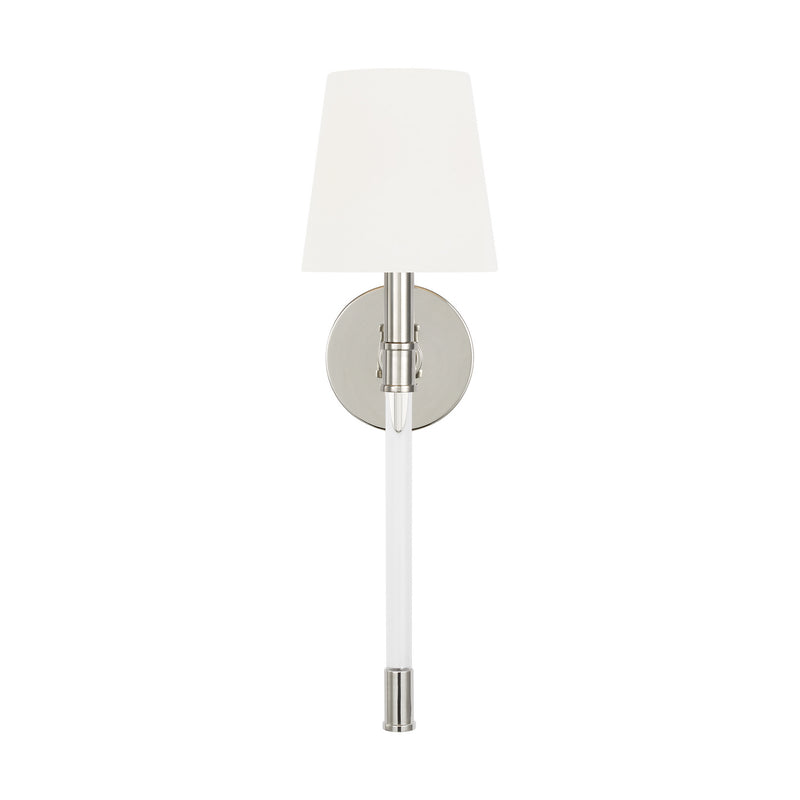 Visual Comfort Studio CW1081PN Hanover One Light Wall Sconce, Polished Nickel Main Image.jpg