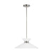 Visual Comfort Studio EP1231MWTPN Heath One Light Pendant, Polished Nickel Main Image.jpg