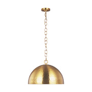 Visual Comfort Studio EP1251BBS Whare One Light Pendant, Burnished Brass Main Image.jpg