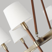 Visual Comfort Studio LC1018TWB Katie Eight Light Chandelier, Time Worn Brass Alternate Image.jpg