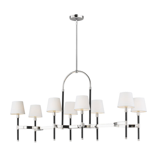 Visual Comfort Studio LC1028PN Katie Eight Light Chandelier, Polished Nickel Alternate Image.jpg