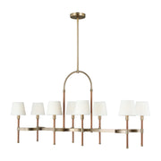 Visual Comfort Studio LC1028TWB Katie Eight Light Chandelier, Time Worn Brass Alternate Image.jpg
