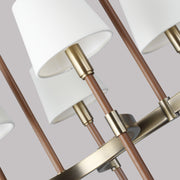 Visual Comfort Studio LC1028TWB Katie Eight Light Chandelier, Time Worn Brass Alternate Image 3.jpg