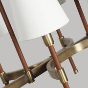Visual Comfort Studio LC1028TWB Katie Eight Light Chandelier, Time Worn Brass Alternate Image 4.jpg