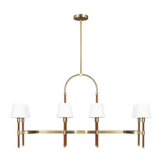 Visual Comfort Studio LC1028TWB Katie Eight Light Chandelier, Time Worn Brass Main Image.jpg