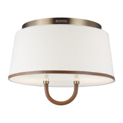 Visual Comfort Studio LF1002TWB Katie Two Light Flush Mount, Time Worn Brass Alternate Image 2.jpg