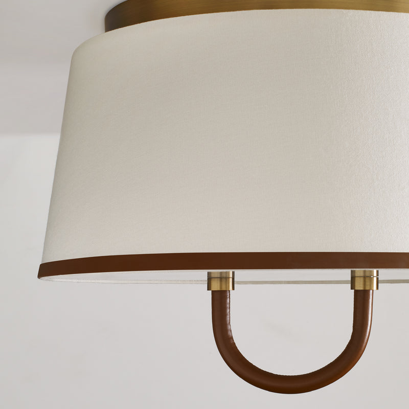Visual Comfort Studio LF1002TWB Katie Two Light Flush Mount, Time Worn Brass Alternate Image.jpg