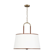 Visual Comfort Studio LP1024TWB Katie Four Light Pendant, Time Worn Brass Main Image.jpg