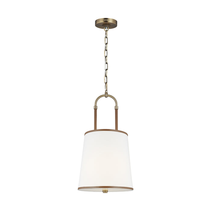 Visual Comfort Studio LP1031TWB Katie One Light Pendant, Time Worn Brass Alternate Image.jpg