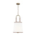 Visual Comfort Studio LP1031TWB Katie One Light Pendant, Time Worn Brass Main Image.jpg