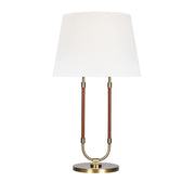 Visual Comfort Studio LT1021TWB1 Katie One Light Table Lamp, Time Worn Brass Main Image.jpg