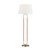 Visual Comfort Studio LT1031TWB1 Katie One Light Floor Lamp, Time Worn Brass Main Image.jpg