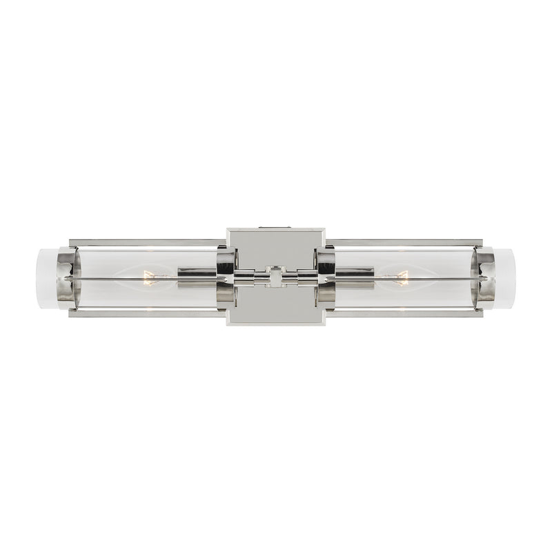 Visual Comfort Studio LV1002PN Flynn Two Light Wall Sconce, Polished Nickel Main Image.jpg